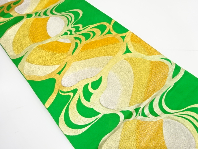 JAPANESE KIMONO / ANTIQUE FUKURO OBI / SILK / WOVEN STREAM